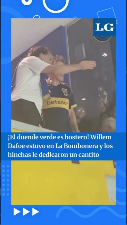 ¡WILLEM DAFOE EN LA BOMBONERA!